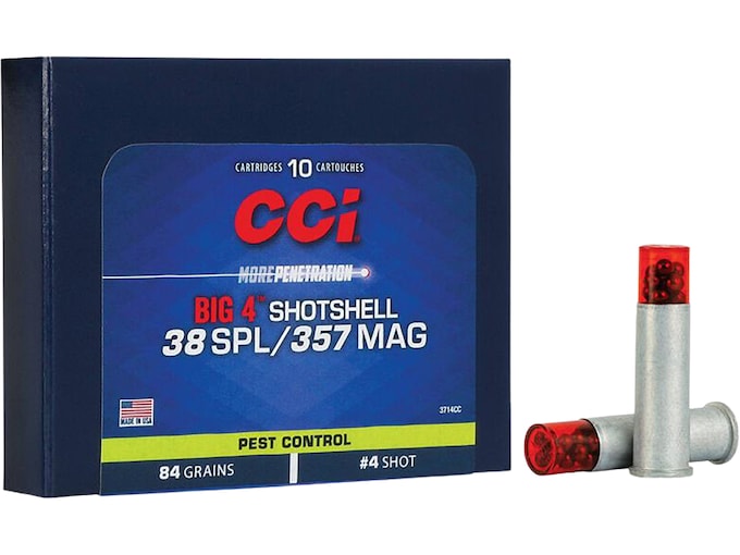 Colt CCI Big 4 Shotshell 38 Special Ammo 84 Grain Lead Sh…