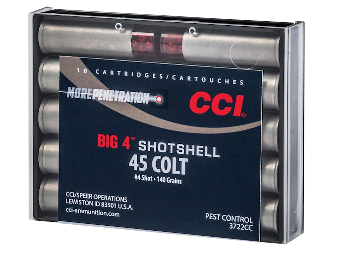 Colt CCI Big 4 Shotshell 45 Colt (Long Colt) Ammo 140 Gra…