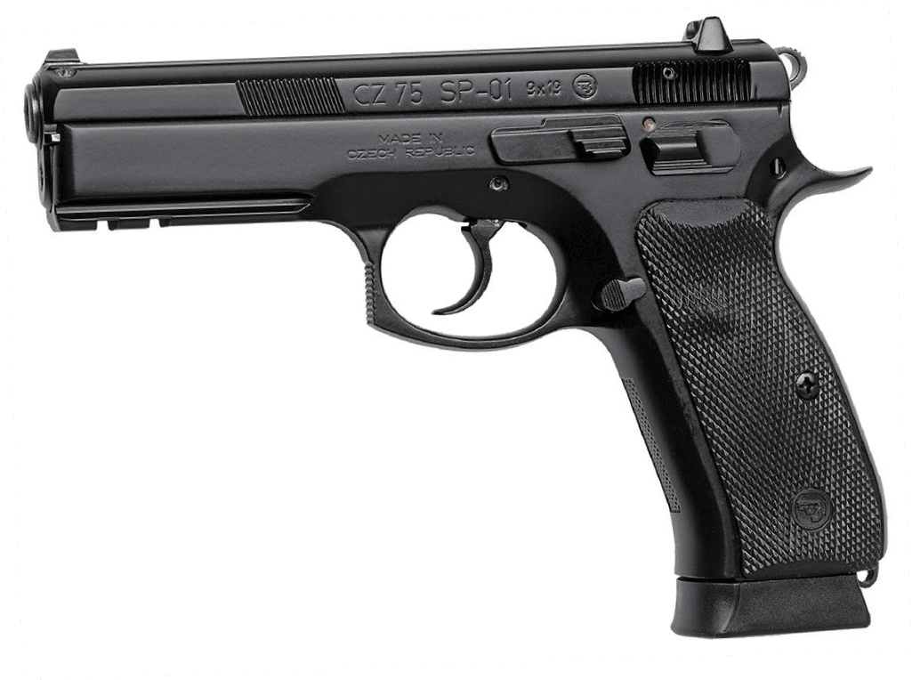 CZ 75 SP-01 9mm 4.6″ Barrel 18-Rounds Night Sights – 9mm