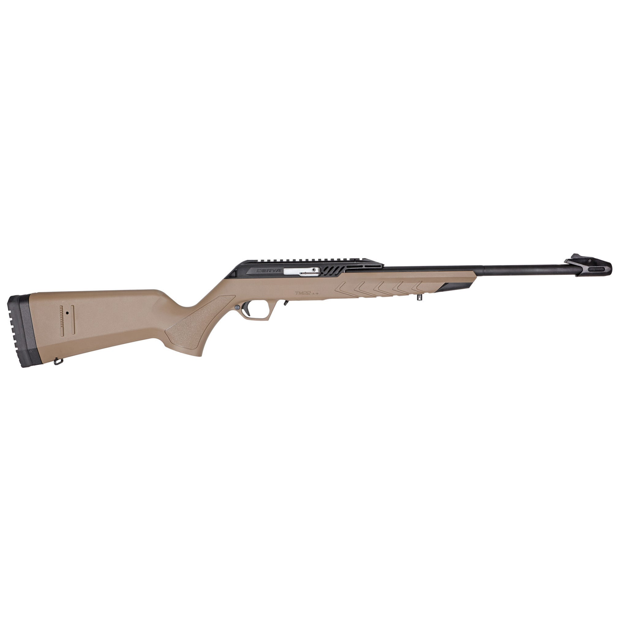 Derya TM22 Flat Dark Earth .22 LR 18″ Barrel 10-Rounds – .22