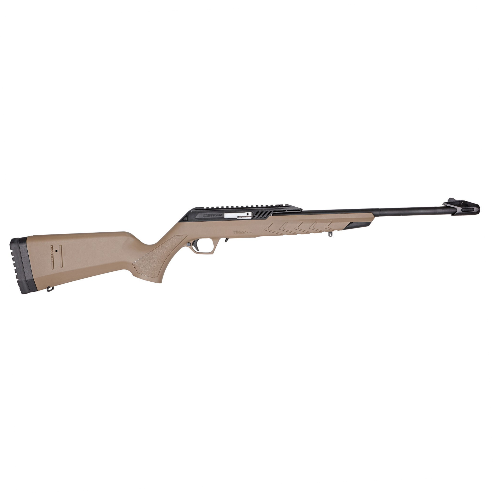 Derya TM22 Flat Dark Earth .22 LR 18″ Barrel 10-Rounds – .22