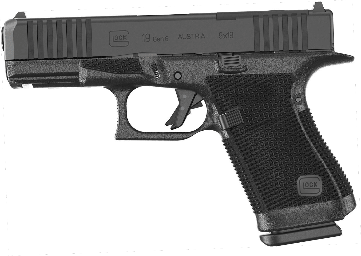 Glock 19 Gen 6 MOS 9mm 4.02″ Barrel 15-Rounds – 9mm