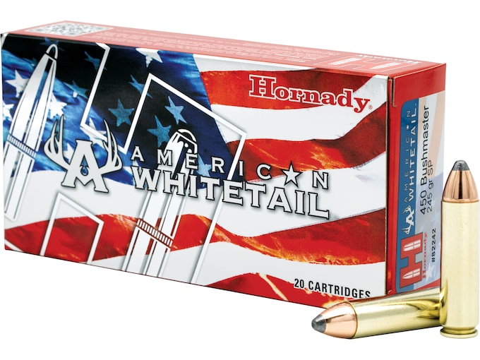 Hornady American Whitetail 450 Bushmaster Ammo 245 Grain …